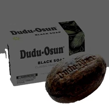 DUDU OSUN AFRICAN BLACK SOAP Tropical Natural Herbal Raw  Bars 6(PACK)