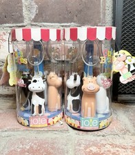 UPC 067742587336 product image for Set of 4 - Jolies Cute Brutes Ice Cream Spoons ~ Cow + Polar Bear +Pig + Penguin | upcitemdb.com