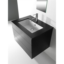 Lavandino Lavabo Sottopiano Bagno Design Adige in ceramica bianco 55x34,5 cm