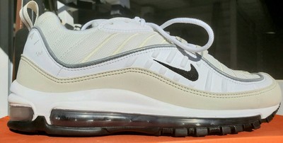 air max 98 white fossil