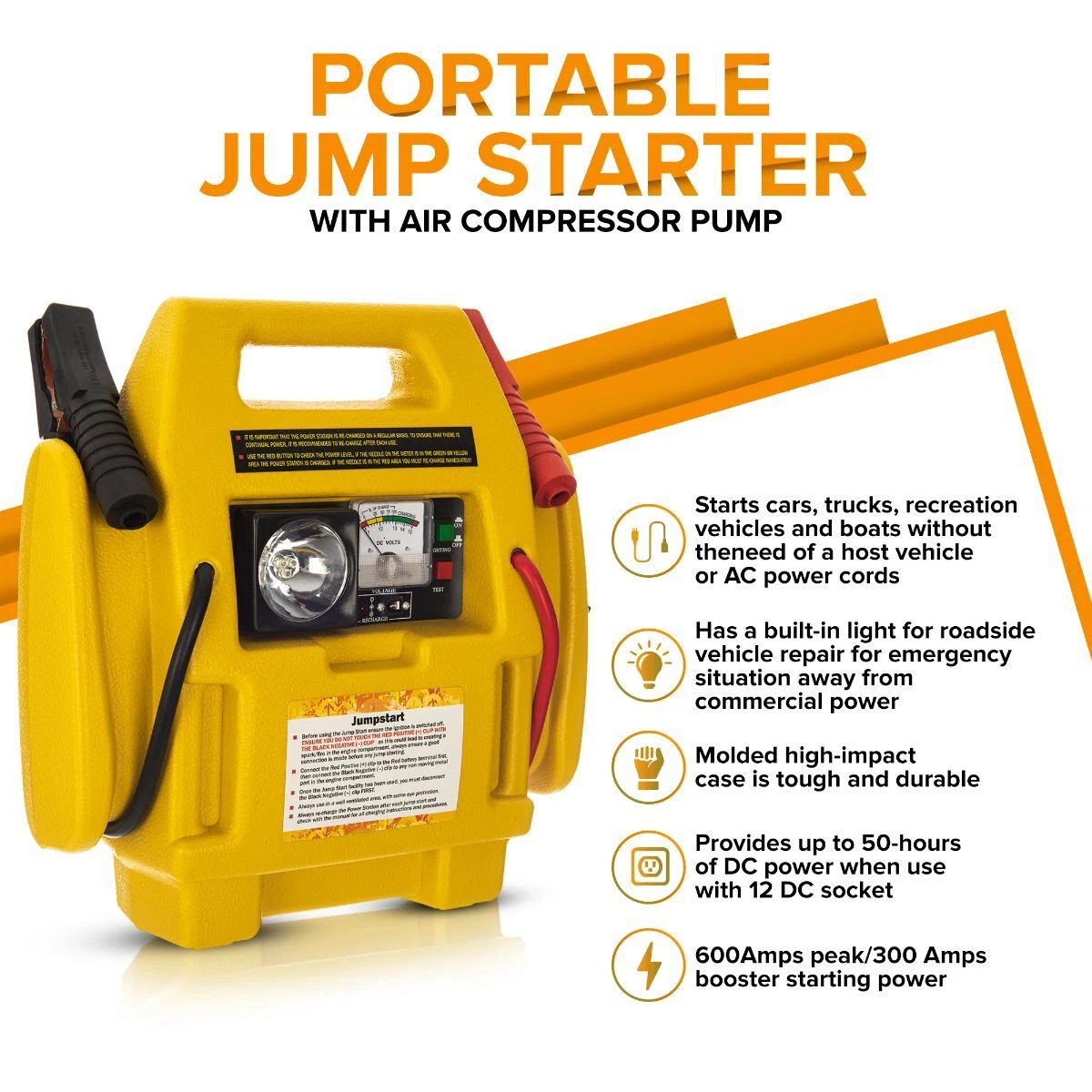 Jump starter with air compressor online
