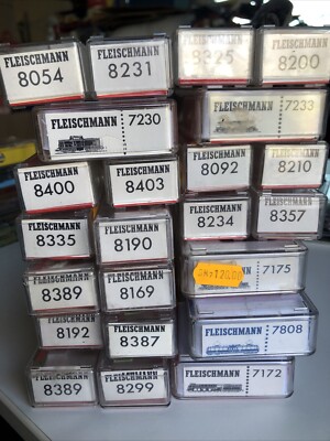 Lot Of 23 Fleischmann Train Case Only CASES ONLY CASES ONLY!!!!