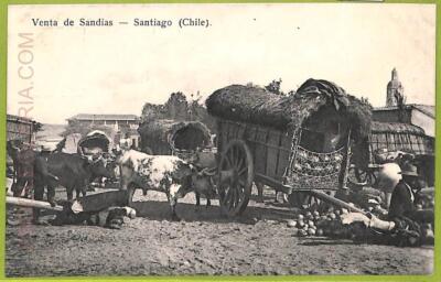 aa5595 - CHILE - Vintage Postcard - Santiago - Ethnic