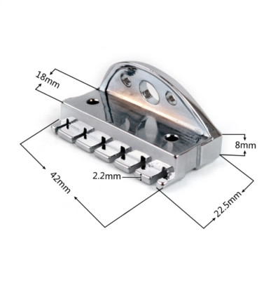 Electric guitar headless   42mm nut and bridge