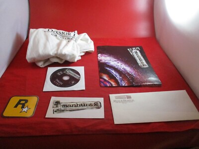 Manhunt 2 Nintendo Wii PS2 PSP XBox Rockstar Promo Launch Kit DVD Sticker Shirt