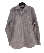 Lauren Ralph Lauren Women’s Stripe Button Up Long Sleeve Shirt
