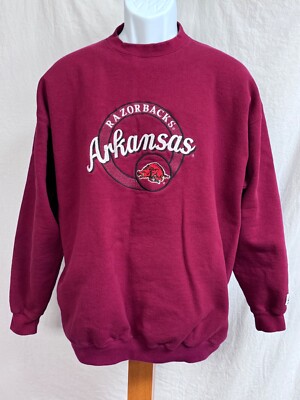 Vintage Arkansas Razorbacks Crewneck Sweatshirt by Logo Athletic -Super Comfy!