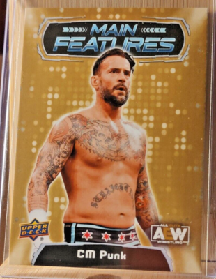 2022 Upper Deck AEW Gold Main Features Insert CM C.M. Punk #MF-39 | eBay