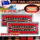 <!--F#f_0-->2PCS LED Tail Lights Stop Indicator Reverse Lamp 10V~30V Trailer Truck Ute Light<!--F/-->