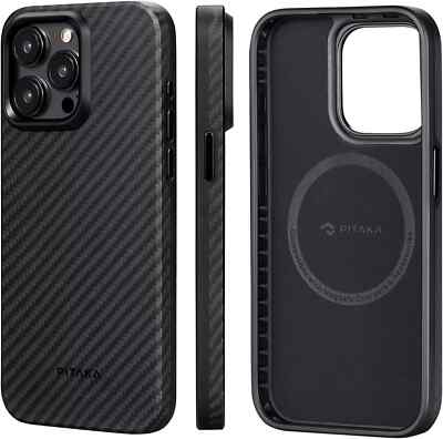PITAKA Allround Schutzhülle kompatibel mit iPhone 15 Pro - Stoßfeste Hülle