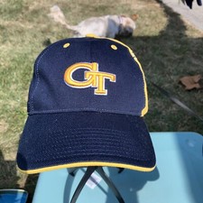 Georgia Tech Blue And Orange Bee Baseball Cap Hat Twin Enterprise OSFM H137