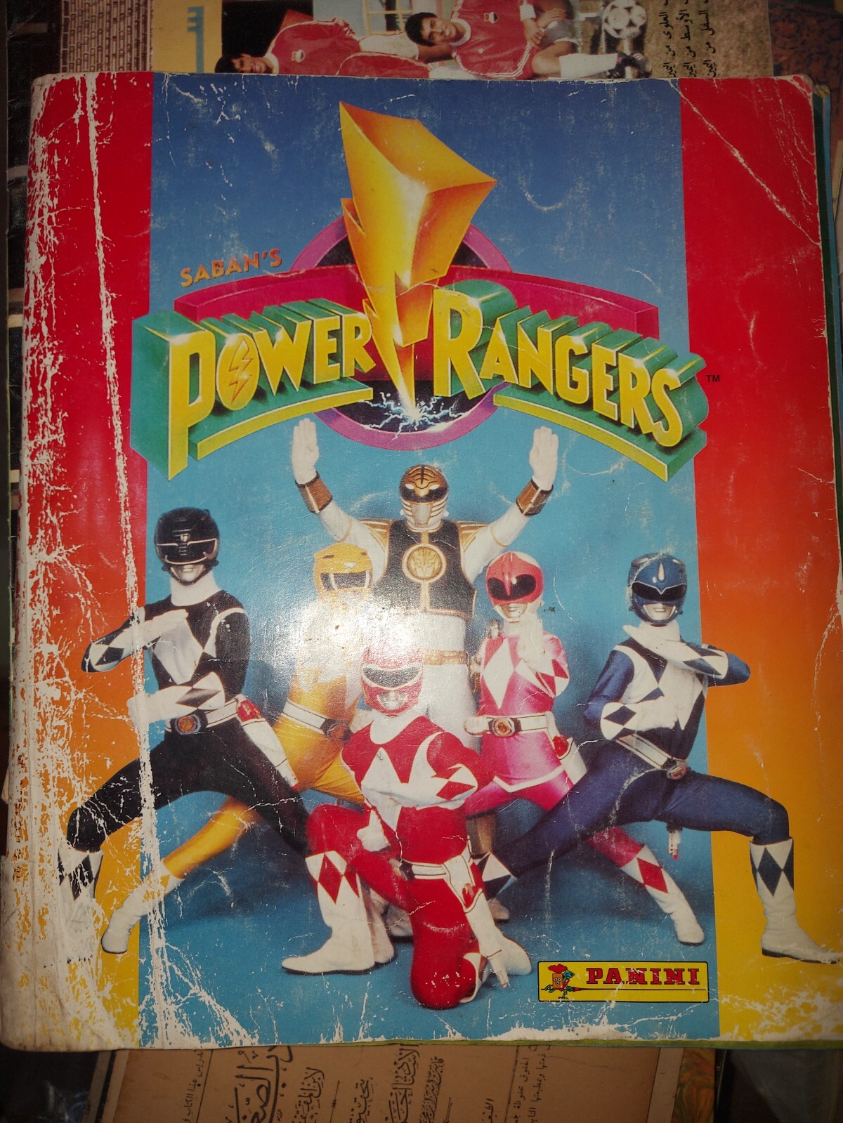 Power Rangers Panini Sticker Album 99%Full