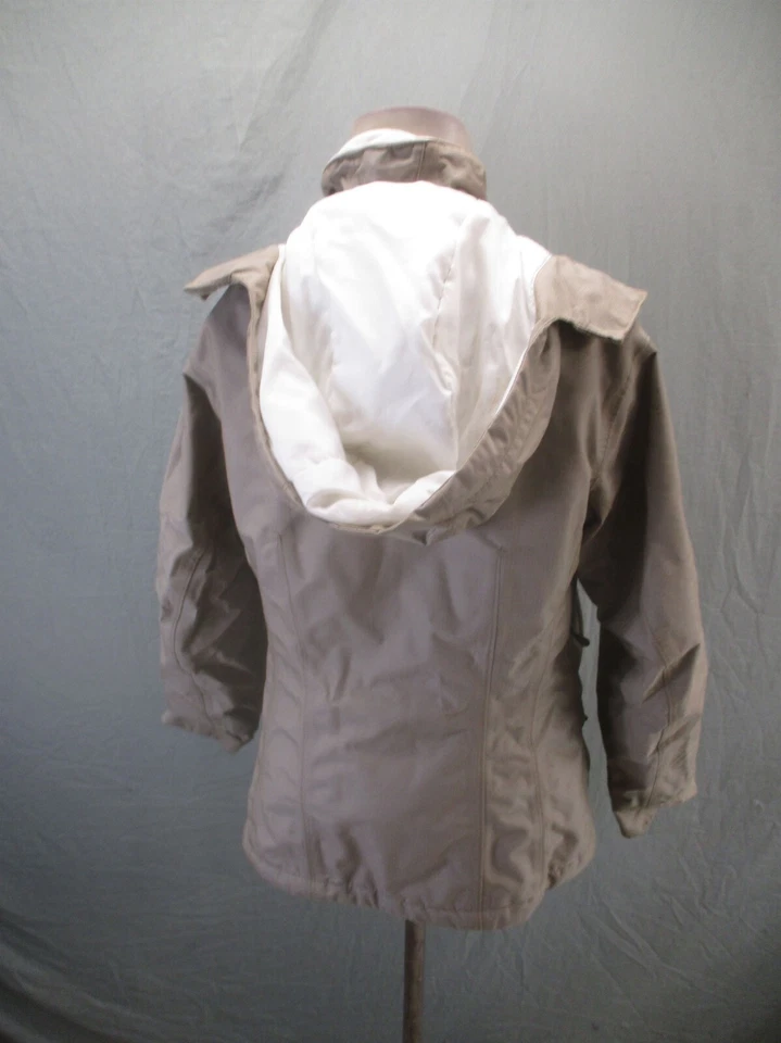 Chaqueta de snowboard Columbia talla M beige con falda en polvo forrada de pelo alto para mujer 824 Foto 4 de 4