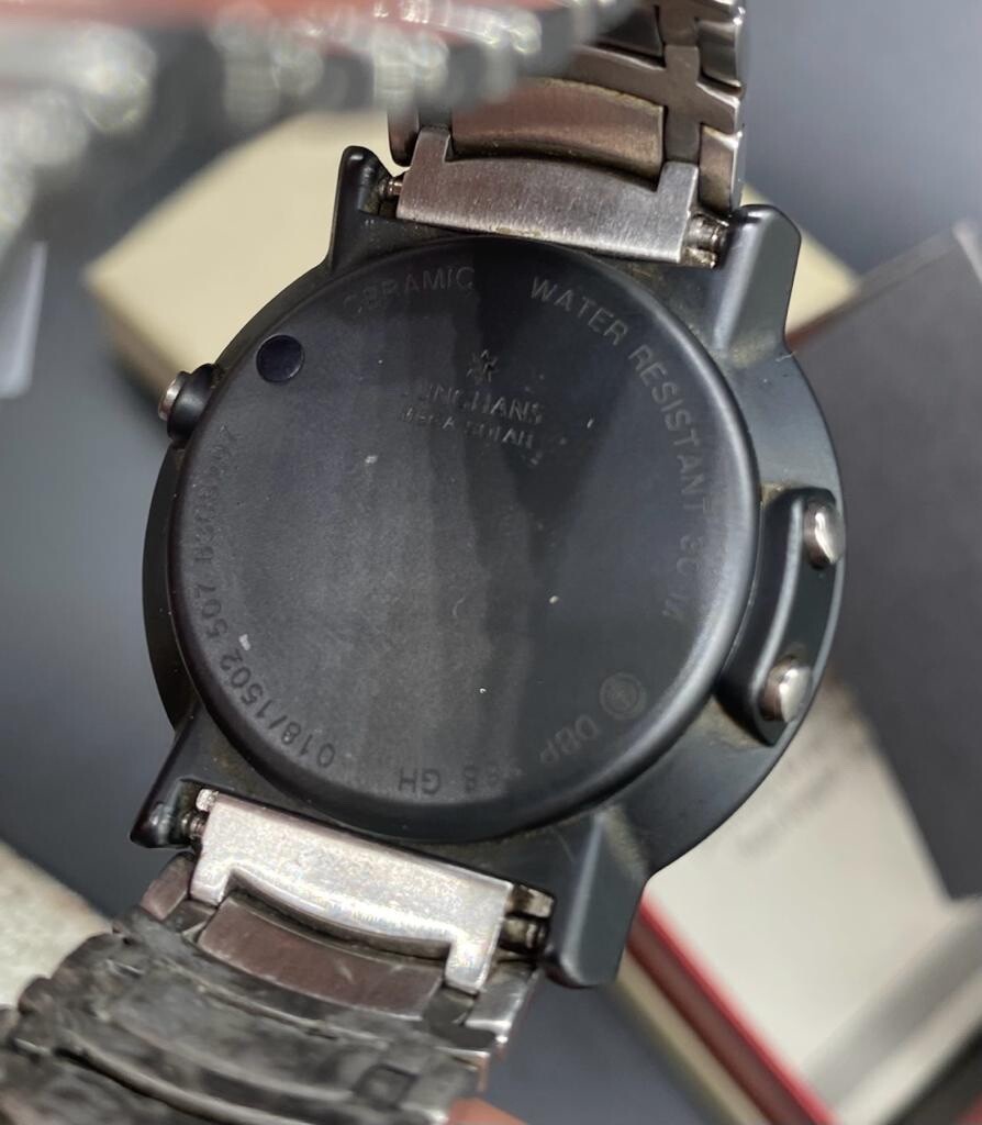 Junghans Mega Solar Ceramic Funkuhr 018/1502 eBay