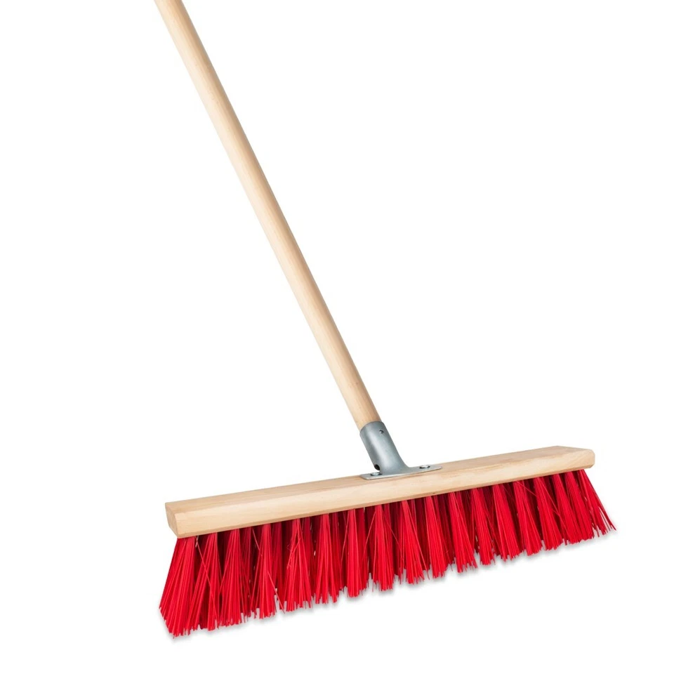 ✅ Straßenbesen Kehrbesen  Saalbesen Besen Gartenbesen ohne / mit Stiel 30-100 cm - Bild 1 von 1
