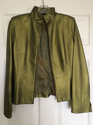 ellen tracy leather jacket