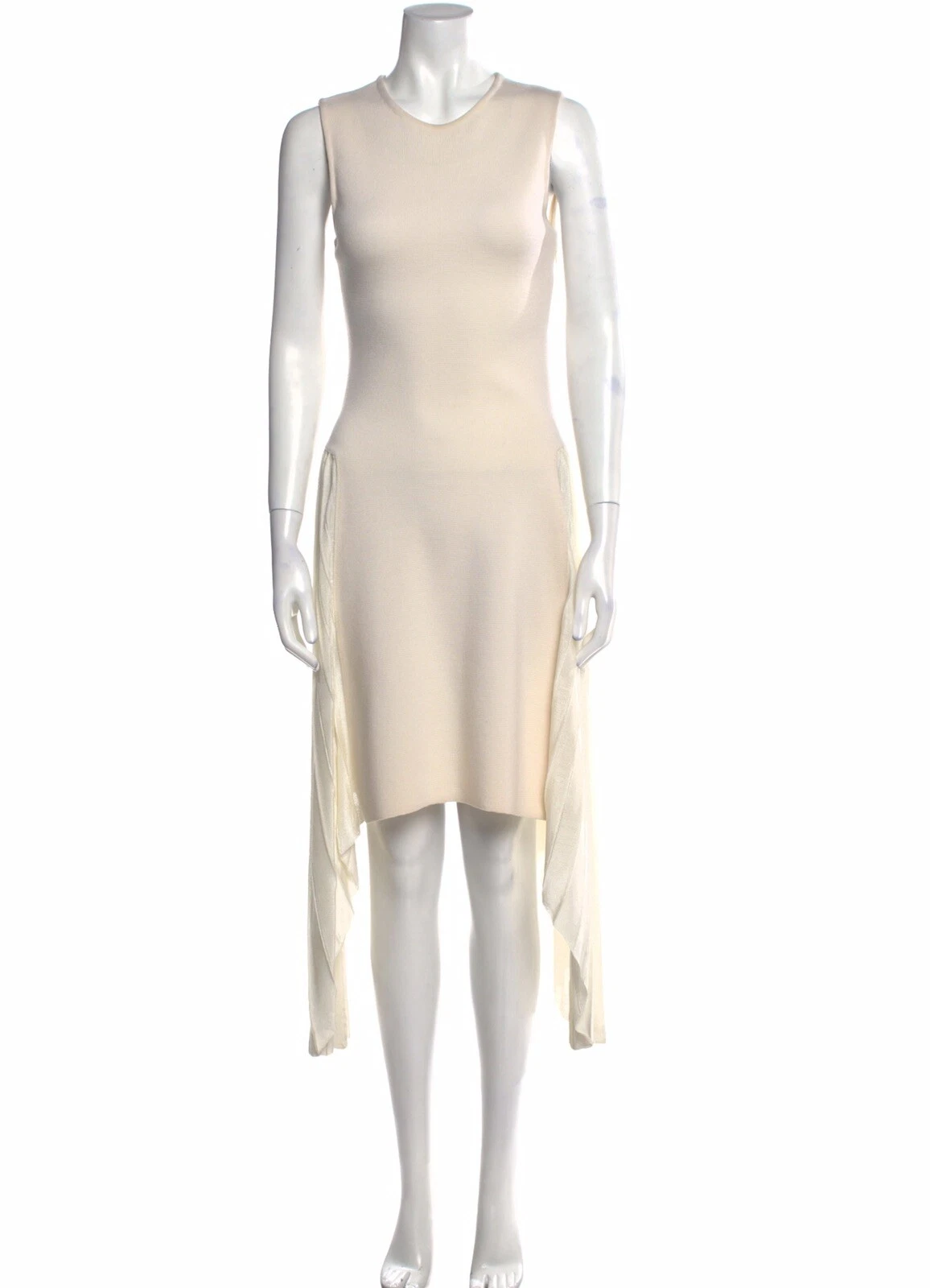 Abito in lana Christian Dior $3 280 in ecru 36FR 4US