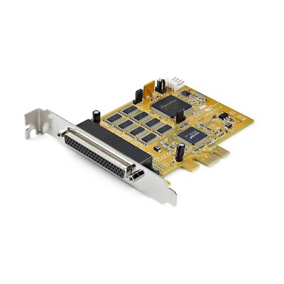 StarTech.com 8-Port PCI Express RS232 Serial Adapter Card - PCIe RS232 Serial...