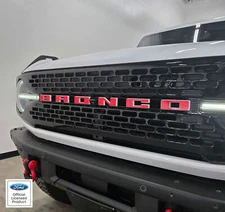 2021-2025 Ford Bronco Grille Letters - Vinyl Decals Graphics Stickers