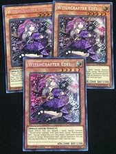 YUGIOH WITCHCRAFTER EDEL MP20-EN222 1ST SECRET X3 NM