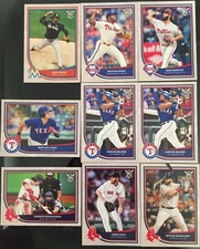 2018 Topps Big League Lot (9) #66, #42, #106, #185, #230, #276, #83, #395