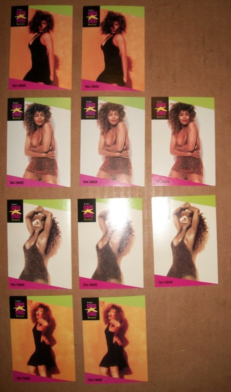 Tina Turner 1991 ProSet Super Stars Music 10 card lot #97 98 99 100 NM highgrade