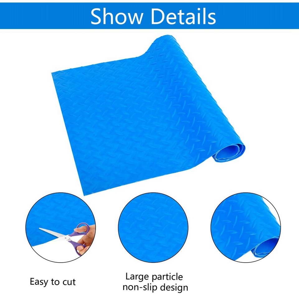 16X36In Pool Ladder MatSwimming Pool Step Mat+NonSlip TextureLadder