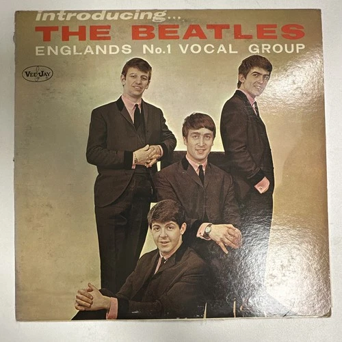 INTRODUCING...THE BEATLES Ver 2.  LP 12" 1964 Black/Silver VJ Records VG