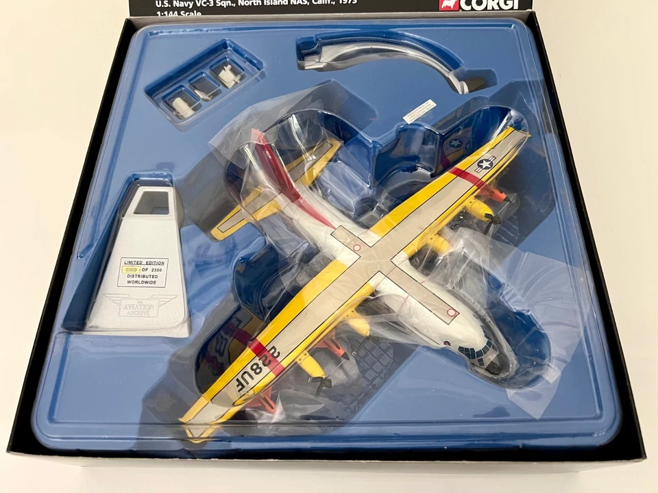 Corgi 1/144 Scale Diecast DC-130A Hercules Drone Controller, VC-3, US Navy 1973 - Image 3 of 4