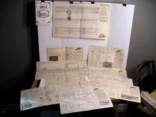 WARDIE-JAY CIRCUS 1945 SCALE MODEL KITS BOOKLET & LOTS OF DIAGRAMS