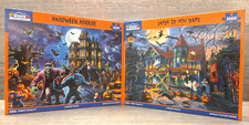 2x White Mountain - Halloween Horror  Enter If You Dare - 1000 Pc Jigsaw Puzzle
