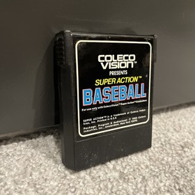 Coleco Vision Super Action Baseball Vintage Video Game Cartridge