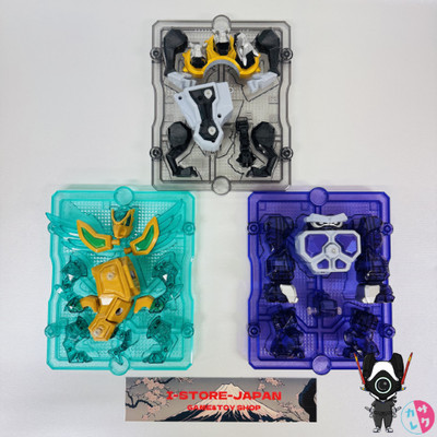 Kamen Rider Wizard Pura Monster Lot Green Griffon Black Cerberus Violet Golem