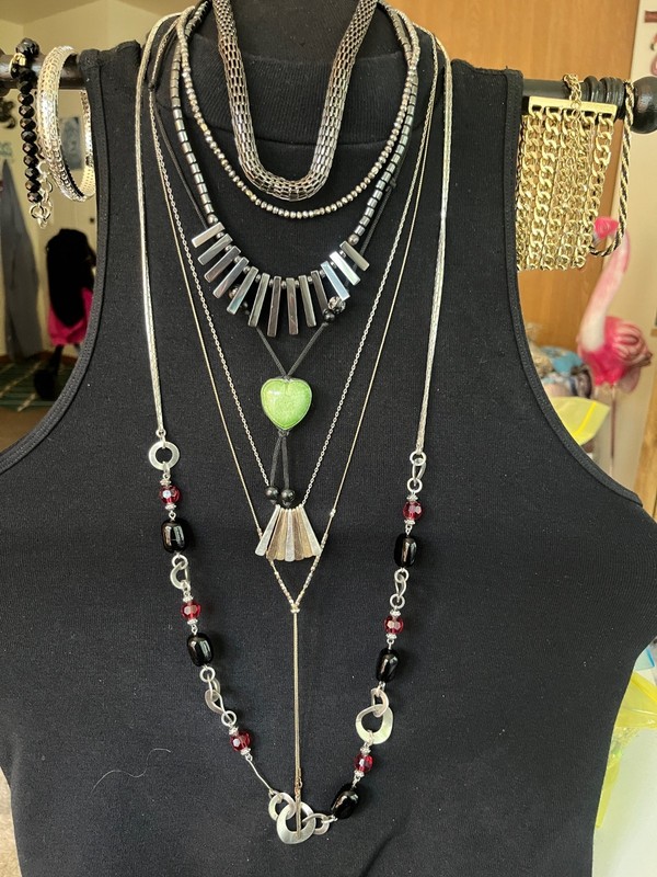 Lot Of 10 Mixed Jewelry Metals Designers Hematite