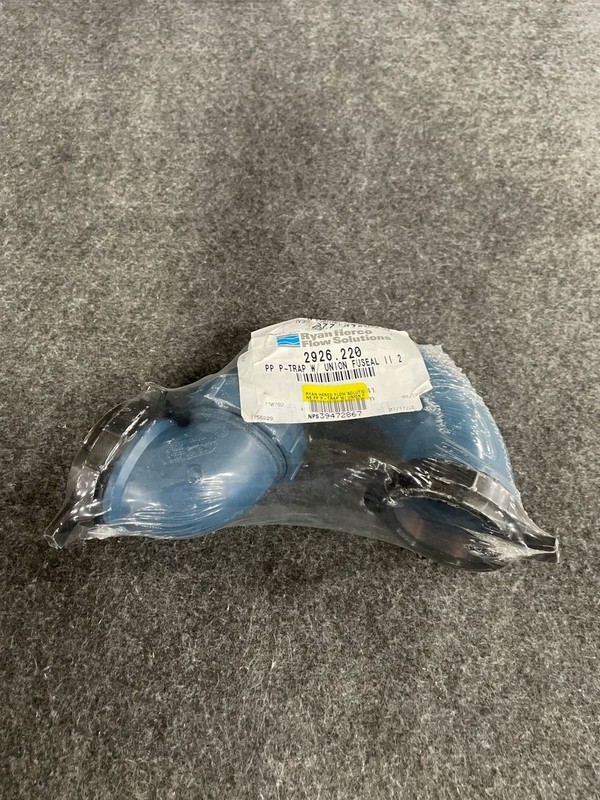 GEORG FISCHER Fuseal II 2926.220 527212E 2" PP P-Trap w/ Union Acid Waste Drain