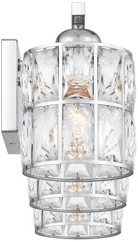 Quoizel Gibson 21 1/4"W Polished Chrome 3-Light Bath Light - Picture 5 of 6