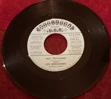 Groupo Los Mexicanos Hoy Pensando/ Cumbia del Mexico Linda 45 rpm Latin
