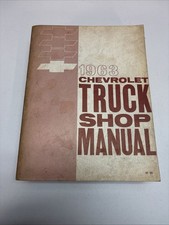 1963 Chevrolet Truck Shop Manual Vintage Original 1963 Chevrolet Truck Shop Manual Vintage Original