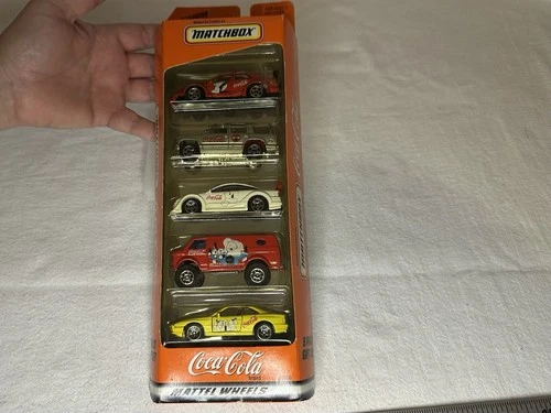 1998 Matchbox Coca-Cola 5-Pack Die Cast Vehicles Vintage