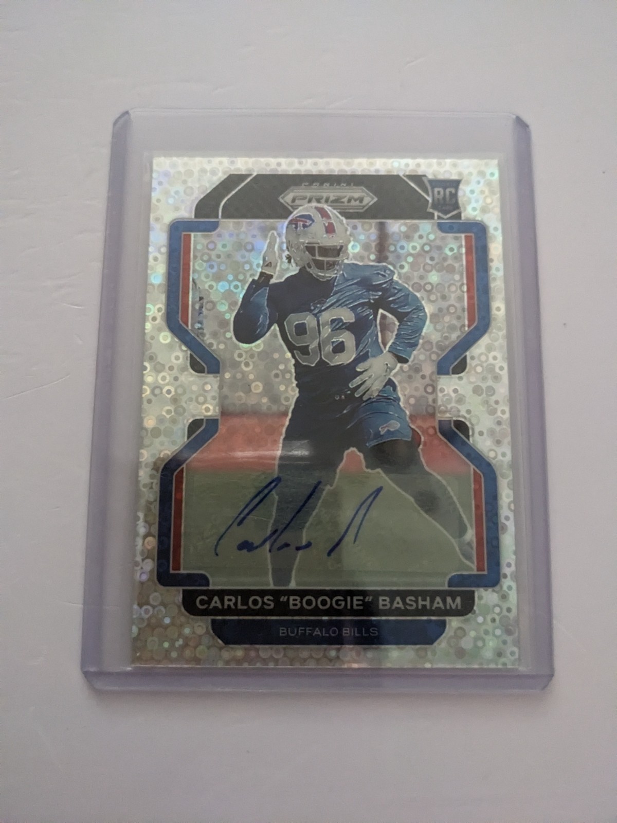 2021 Prizm Carlos "Boogie" Basham Auto Disco RC Bills #436