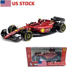 Bburago 1:43 2022 Ferrari F1-75 F1 Model Car 55 Sainz Diecast Model CAR
