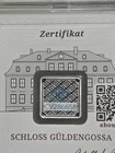Geiger 1g Silver Bar AG 999 Schloss Güldengossa Fineness 0.999 Total Content 1g