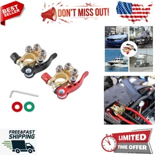 2 Battery Terminal Connectors Quick Release Disconnect for SAE/JIS Type A Copper