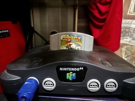 N64 Nintendo 64 Console + 3 CONTROLLERS + Mario Kart & Super Smash Bros Original