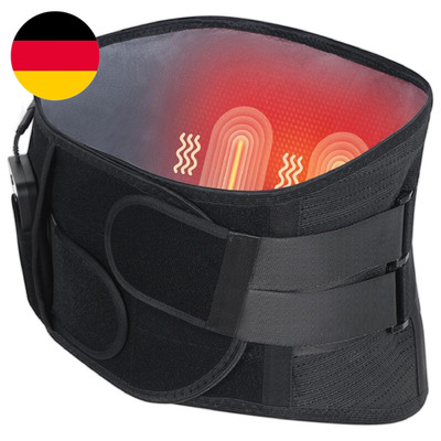 HONGJING Beheizte Rückenmassagegerät Brace Für Unteren Rückenschmerzen Relief, C