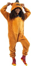 Five Nights At Freddys Fazbear Kigurumi Hooded Cosplay HALLOWEEN Costume Sz 8-18