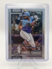2026 Topps Series 1 - Yanquiel Fernandez #116 Sandglitter Foil Colorado Rockies