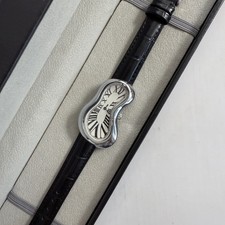 Gold Exaequo Inspired Softwatch W/ Black Leat...