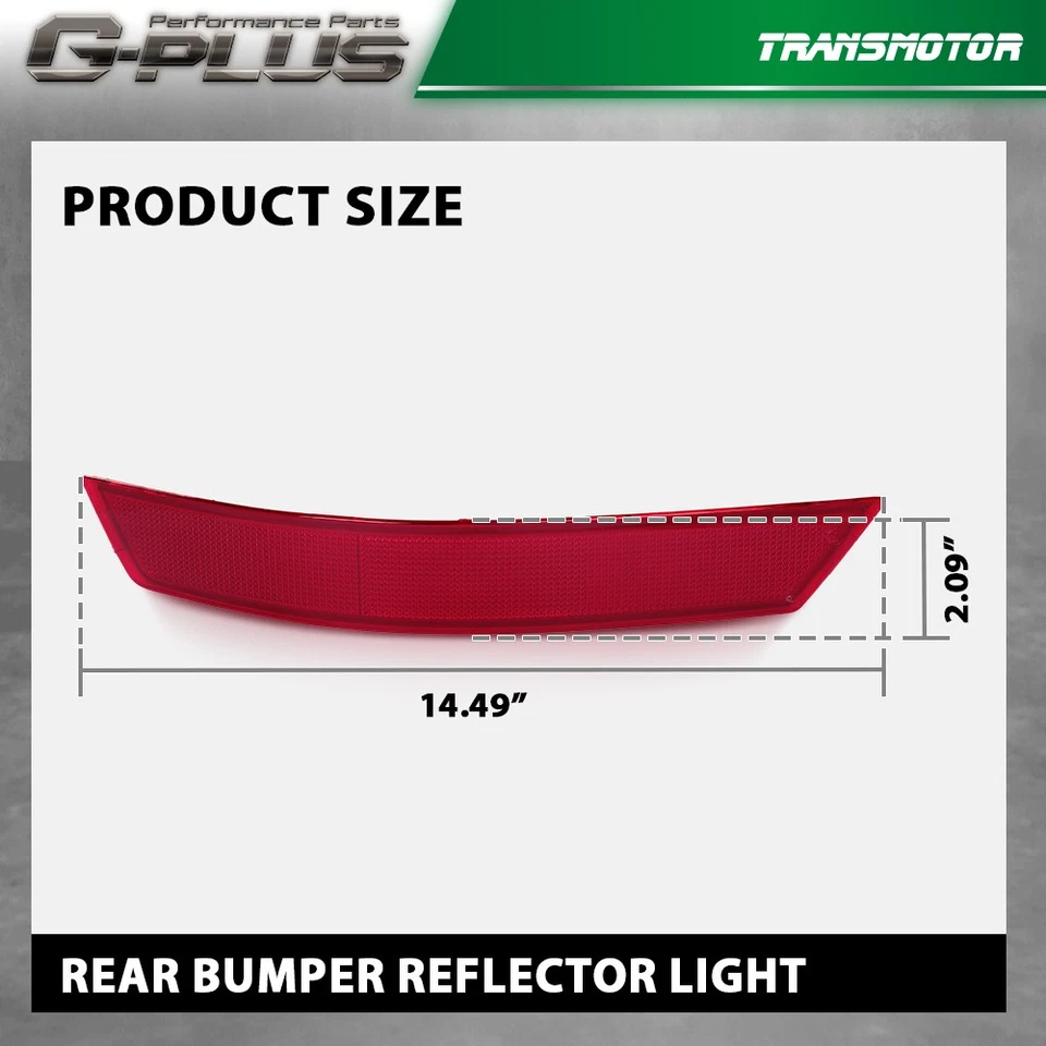 New LH+RH Rear Bumper Reflector Light For 2008-2011 Mercedes-Benz ML350 US Foto 4 de 4