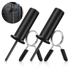2 Pcs Weight Stack Pin Extender Gym Pin with Spring Clip Collar for 2 Inch We...